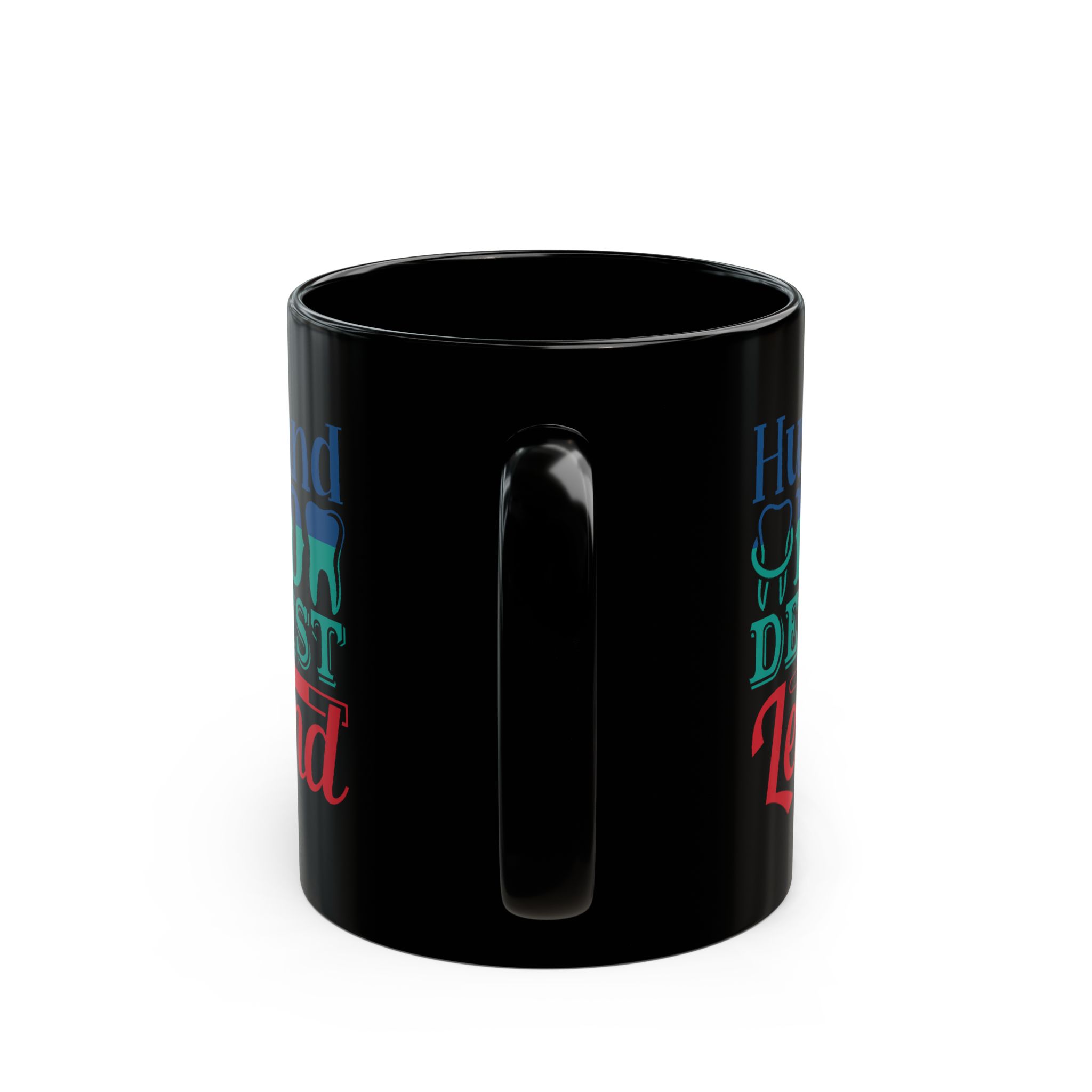 Dentist Husband Dad Legend Mug — Black Coffee Cup for Proud Dental Dads - Image 6
