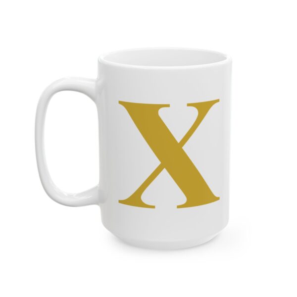 2369020698767602338_2048-1.jpeg Gold Letter X Monogram Mug – Gold Initial Alphabet Coffee Mug – 11oz/15oz Ceramic Mug