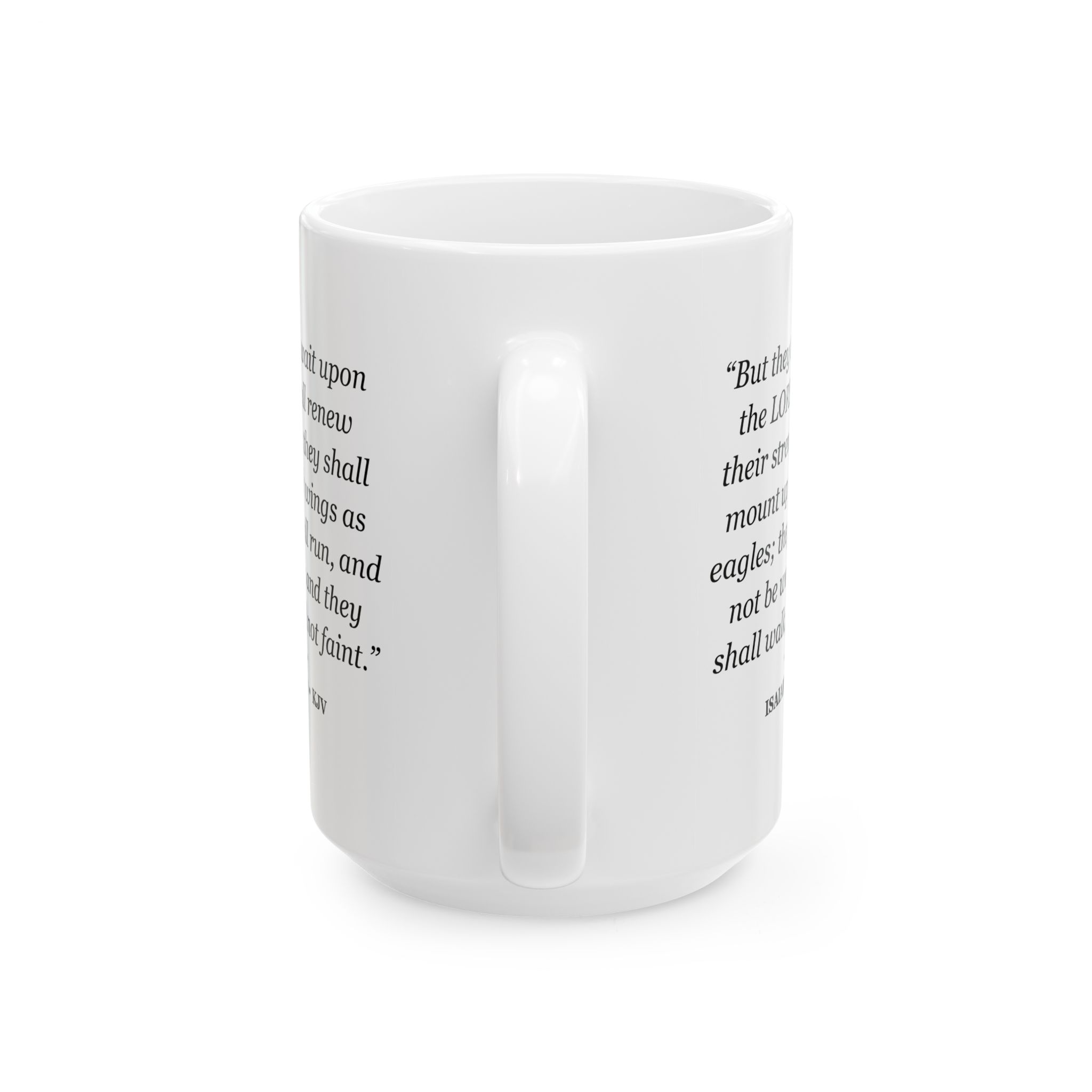Isaiah 40:31 Bible Verse Mug – KJV Scripture Coffee Mug – 11oz/15oz Ceramic Mug - Image 6