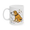 249431123097502257_2048.jpeg Golden Sitting Dog Dog Lover Mug – Cute Cartoon Puppy Coffee Mug – 11oz/15oz Ceramic Mug