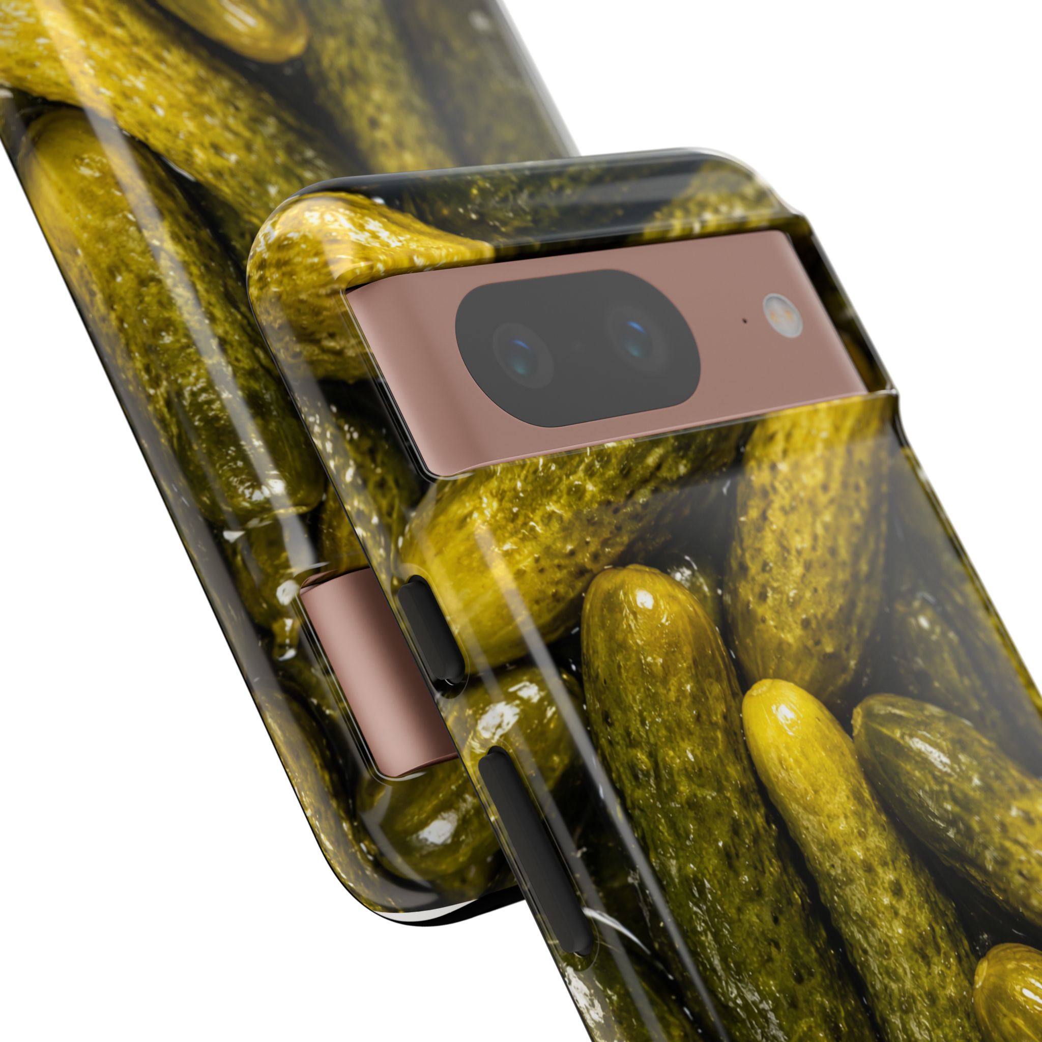 Pickle Pattern Google Pixel Phone Case — Funny Gherkin Protective Cover - Image 30