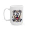 268923144886214165_2048.jpeg Wide-Eyed Cartoon Puppy Dog Lover Mug – Cute Cartoon Puppy Coffee Mug – 11oz/15oz Ceramic Mug