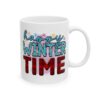 Happy Winter Time Plaid Winter Mug – Cozy Winter Coffee Mug – 11oz/15oz Ceramic Mug