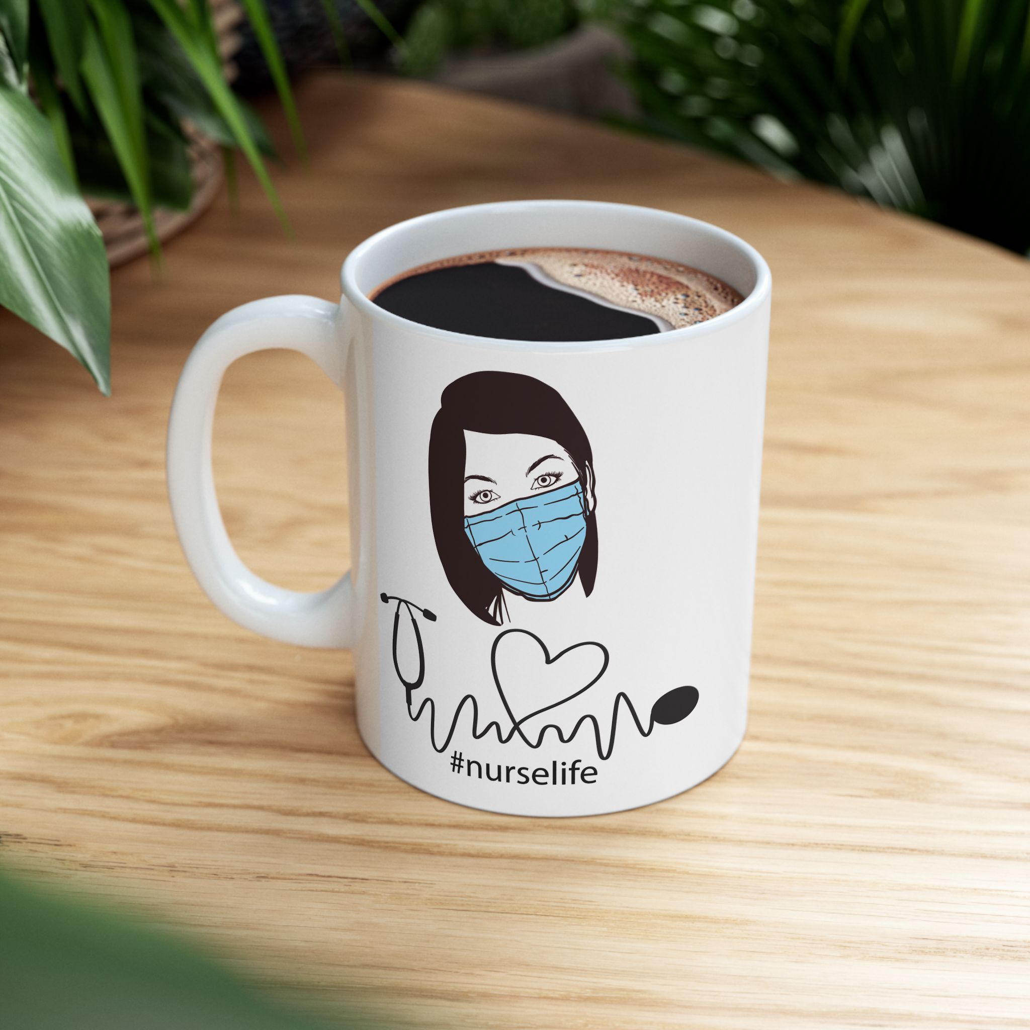 Nurselife – Medical Nurse Coffee Mug – 11oz/15oz Ceramic Mug - Image 5
