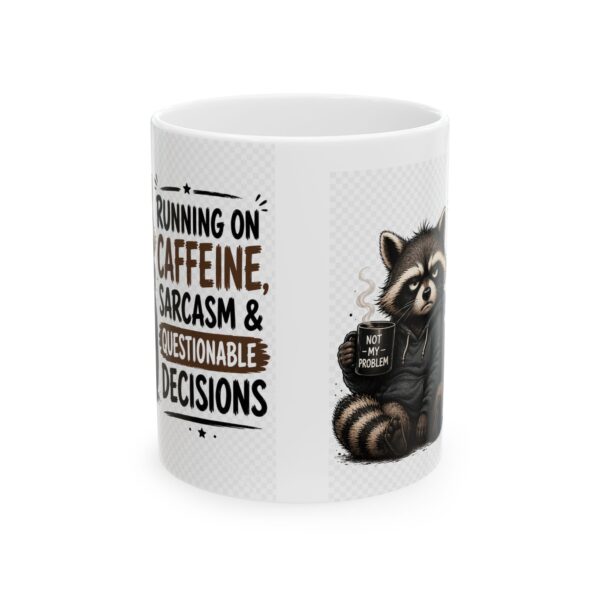 2868673168867780691_2048.jpeg Running on Caffeine Sarcasm and Questionable Decisions Funny Coffee Mug – Coffee Lover Gift – 11oz/15oz Ceramic Mug