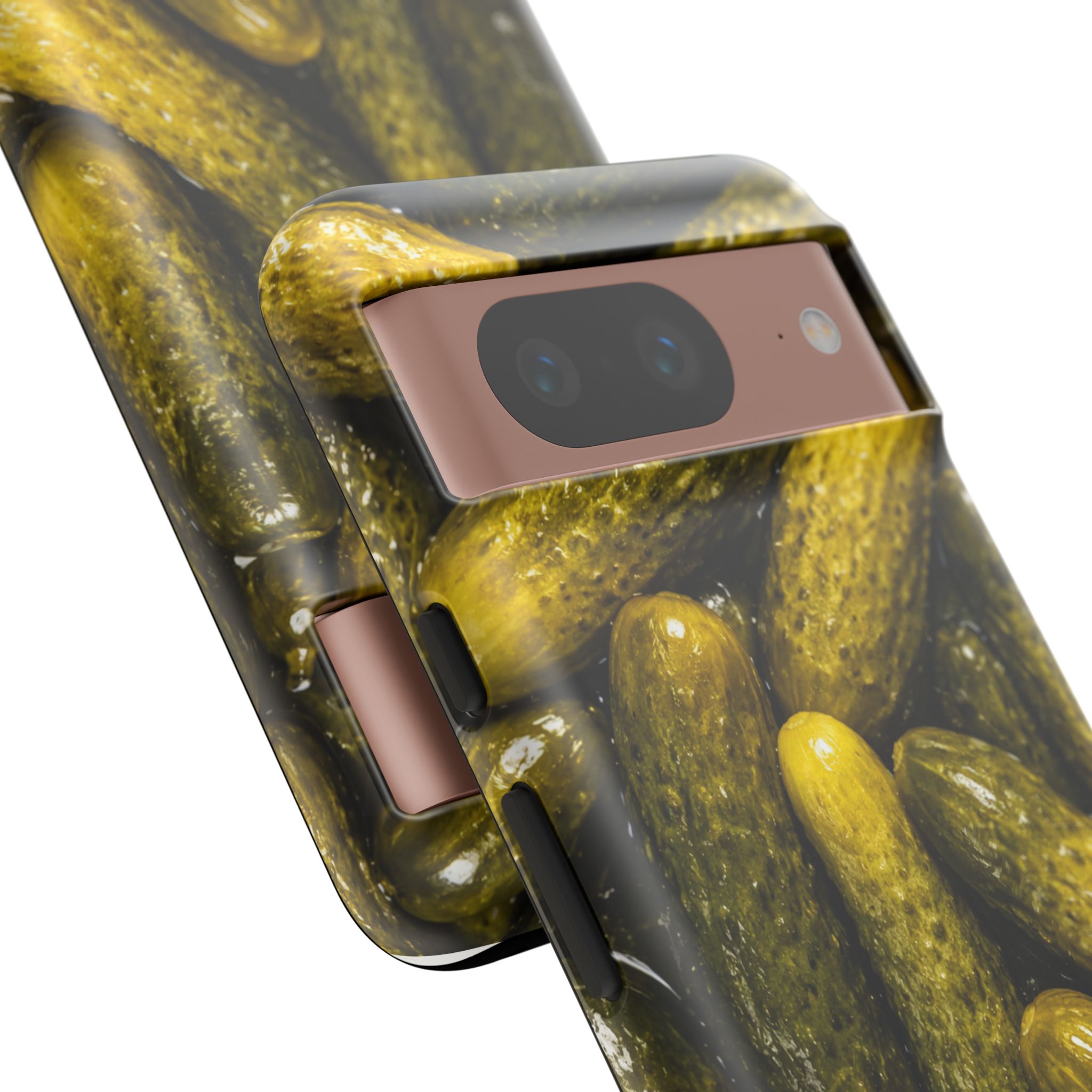 Pickle Pattern Google Pixel Phone Case — Funny Gherkin Protective Cover - Image 34
