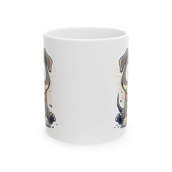 3042654479554261892_2048.jpeg Wide-Eyed Cartoon Puppy Dog Lover Mug – Cute Cartoon Puppy Coffee Mug – 11oz/15oz Ceramic Mug
