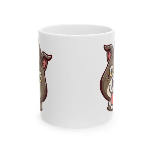 3101917040660329630_2048.jpeg Pit Bull Face Sticker Dog Lover Mug – Cute Cartoon Puppy Coffee Mug – 11oz/15oz Ceramic Mug