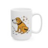 3283686115673287587_2048.jpeg Golden Sitting Dog Dog Lover Mug – Cute Cartoon Puppy Coffee Mug – 11oz/15oz Ceramic Mug