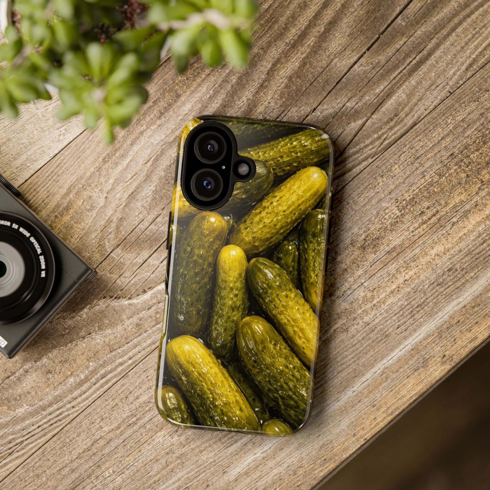 Pickle Pattern Google Pixel Phone Case — Funny Gherkin Protective Cover - Image 40