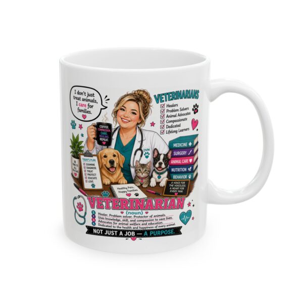 3339760244706178049_2048.jpeg Veterinarians Noun Not Just a Job a Purpose Mug – Career Gift Coffee Mug – 11oz/15oz Ceramic Mug