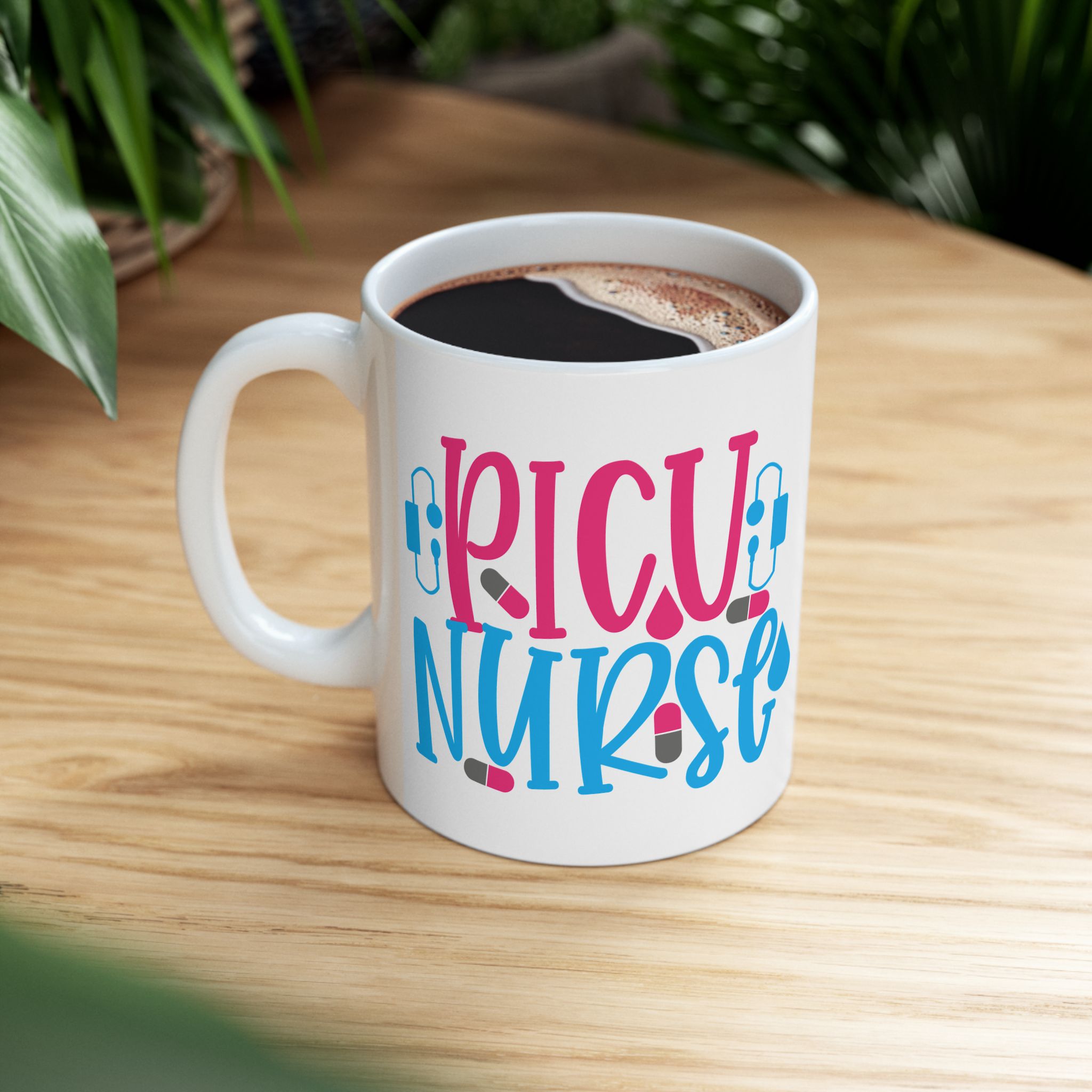 PICU Nurse – Medical Coffee Mug – 11oz/15oz Ceramic Mug - Image 5