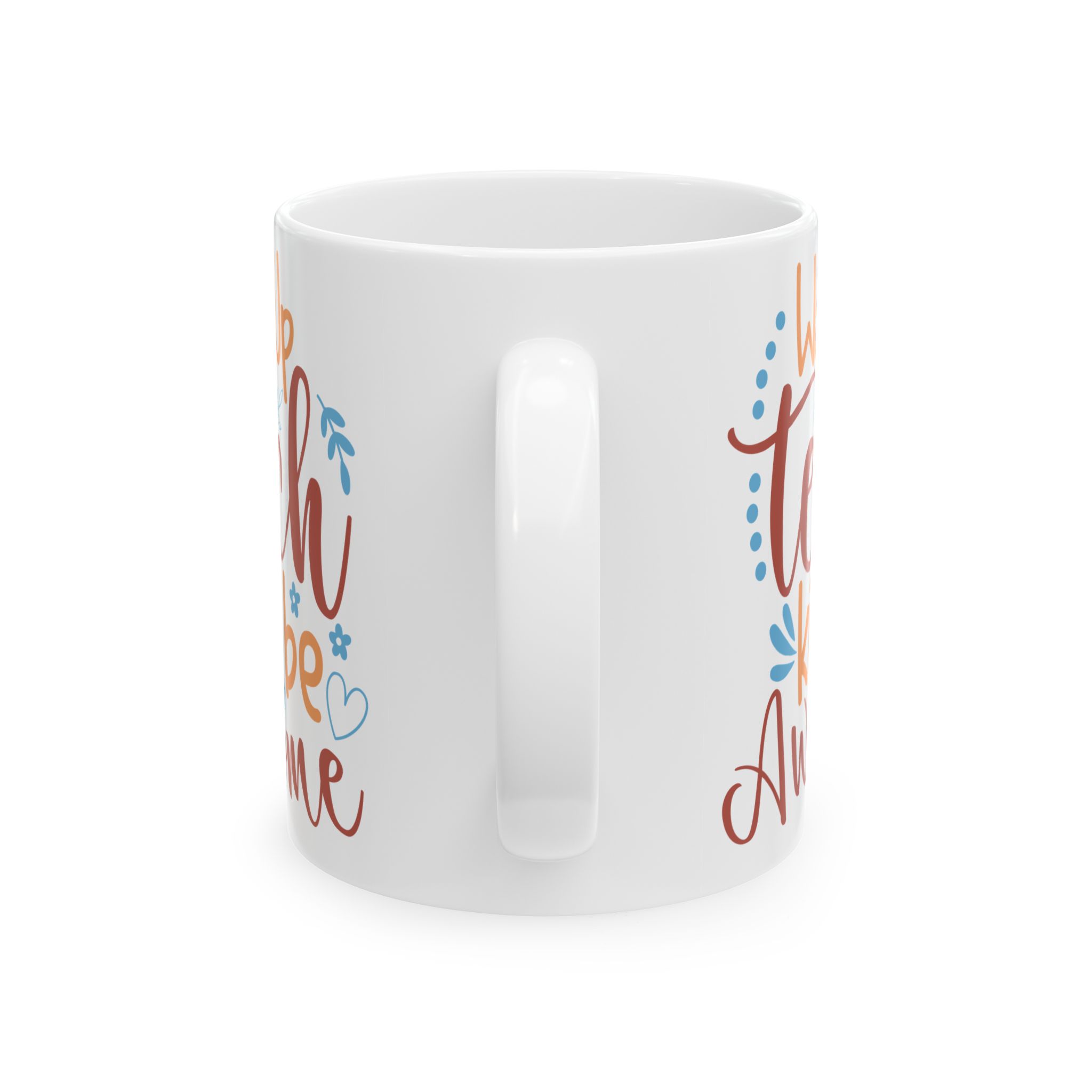 Teacher Appreciation Mug "Wake Up, Teach, Repeat" – Funny Appreciation Coffee Cup (11oz & 15oz) - Image 4
