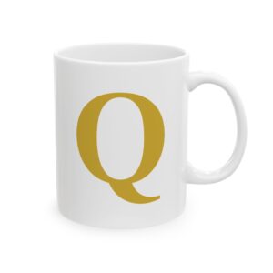 3468783571547463788_2048-1.jpeg Gold Letter Q Monogram Mug – Gold Initial Alphabet Coffee Mug – 11oz/15oz Ceramic Mug