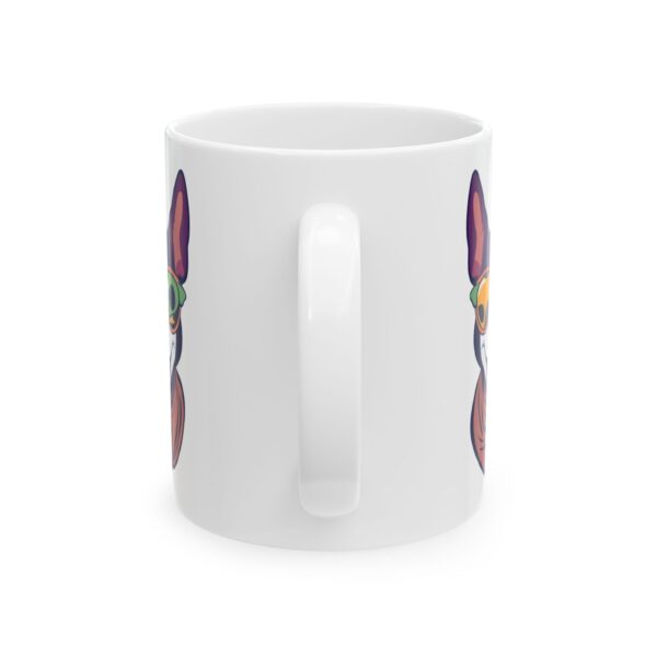 3476150506014037374_2048.jpeg Cool Dog in Sunglasses and Scarf Dog Lover Mug – Cute Cartoon Puppy Coffee Mug – 11oz/15oz Ceramic Mug