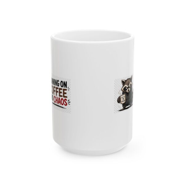 3512244053088089784_2048.jpeg Running on Coffee and Chaos Funny Raccoon Mug – Sarcastic Gift Coffee Mug – 11oz/15oz Ceramic Mug