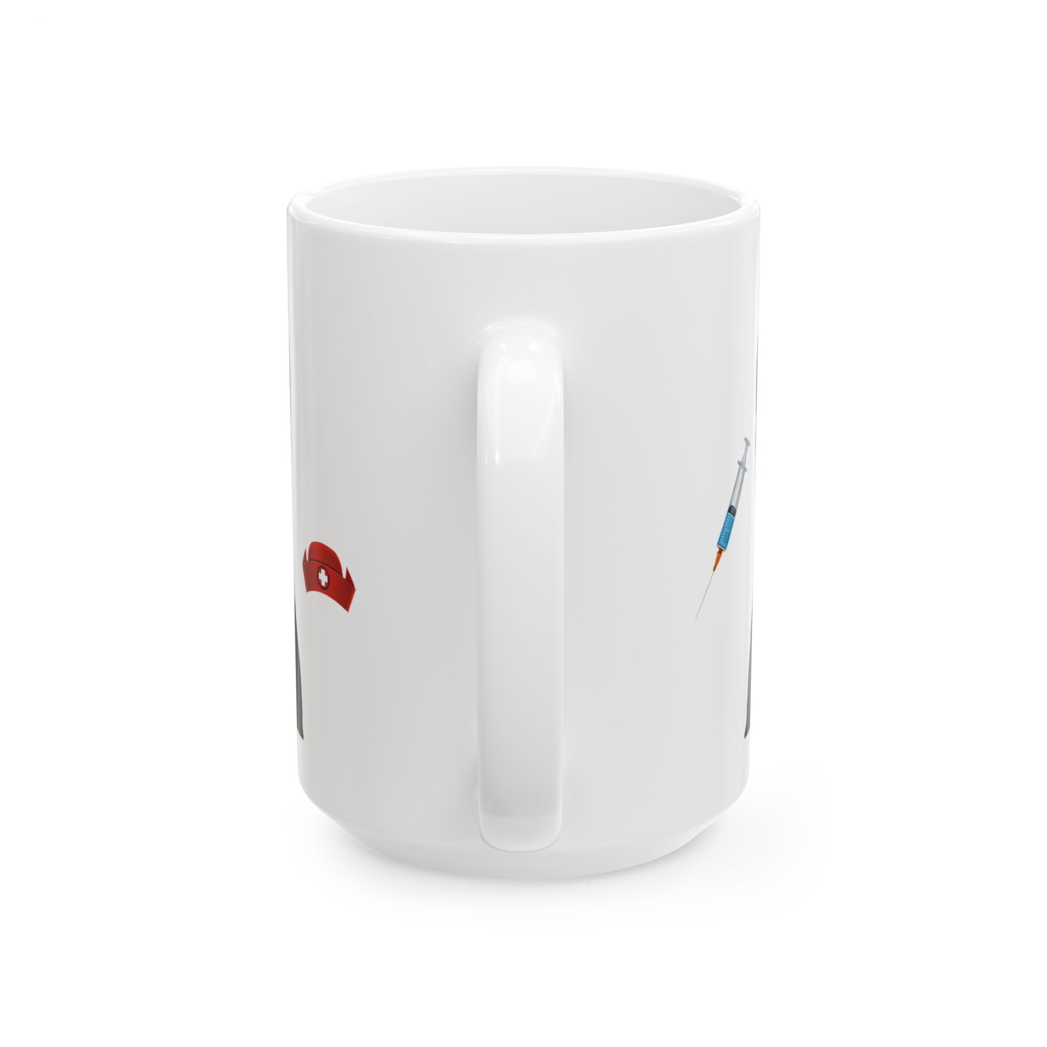 Nurse Syringe and Cap – Medical Nurse Coffee Mug – 11oz/15oz Ceramic Mug - Image 9