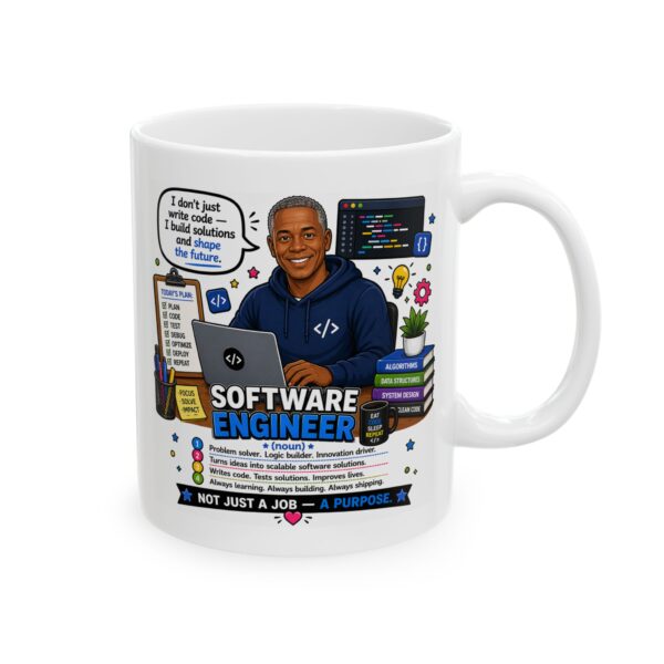 3614177713550991618_2048.jpeg Software Engineer Noun Not Just a Job a Purpose Mug – Career Gift Coffee Mug – 11oz/15oz Ceramic Mug