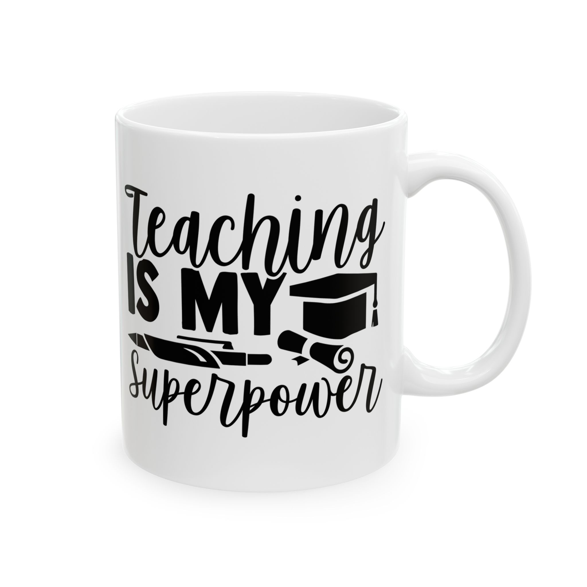Funny Teacher Coffee Mug – Gift for Teacher – (11oz/15oz) Ceramic Mug