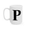 3807993606341846148_2048.jpeg Letter P Monogram Mug – Initial Alphabet Coffee Mug – 11oz/15oz Ceramic Mug