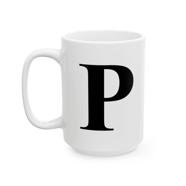 3807993606341846148_2048.jpeg Letter P Monogram Mug – Initial Alphabet Coffee Mug – 11oz/15oz Ceramic Mug