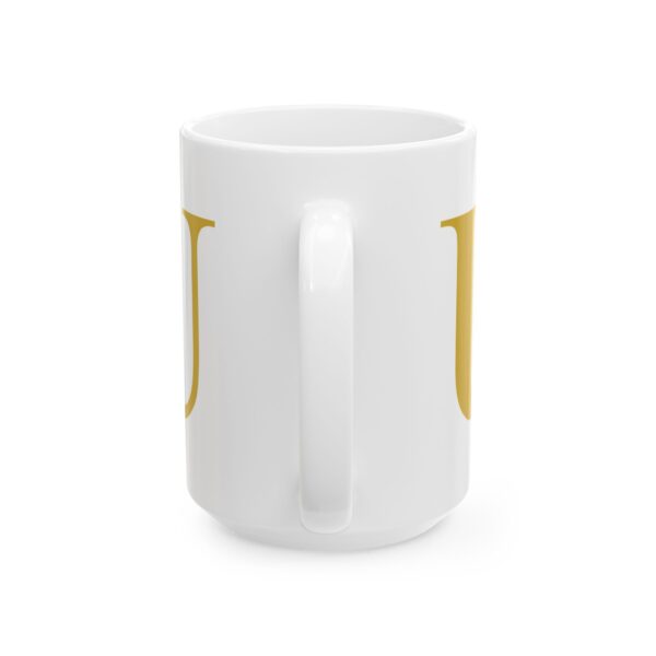 383429205478562139_2048.jpeg Gold Letter U Monogram Mug – Gold Initial Alphabet Coffee Mug – 11oz/15oz Ceramic Mug