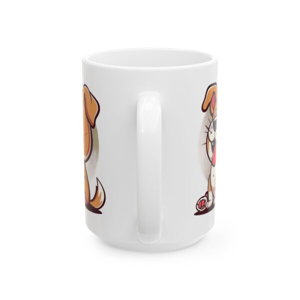 3847468117819221377_2048.jpeg Smiling Beagle Pup Dog Lover Mug – Cute Cartoon Puppy Coffee Mug – 11oz/15oz Ceramic Mug