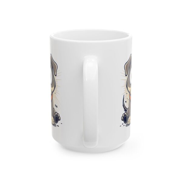 3935015824339560679_2048.jpeg Wide-Eyed Cartoon Puppy Dog Lover Mug – Cute Cartoon Puppy Coffee Mug – 11oz/15oz Ceramic Mug