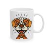 3951569068633227906_2048.jpeg Laughing Orange Hound Dog Lover Mug – Cute Cartoon Puppy Coffee Mug – 11oz/15oz Ceramic Mug