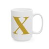 4105229012008631824_2048-1.jpeg Gold Letter X Monogram Mug – Gold Initial Alphabet Coffee Mug – 11oz/15oz Ceramic Mug