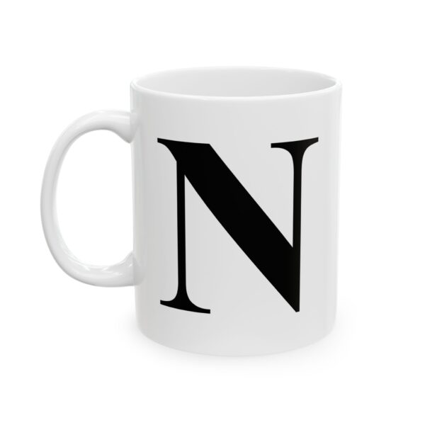 4109907555548786557_2048.jpeg Letter N Monogram Mug – Initial Alphabet Coffee Mug – 11oz/15oz Ceramic Mug