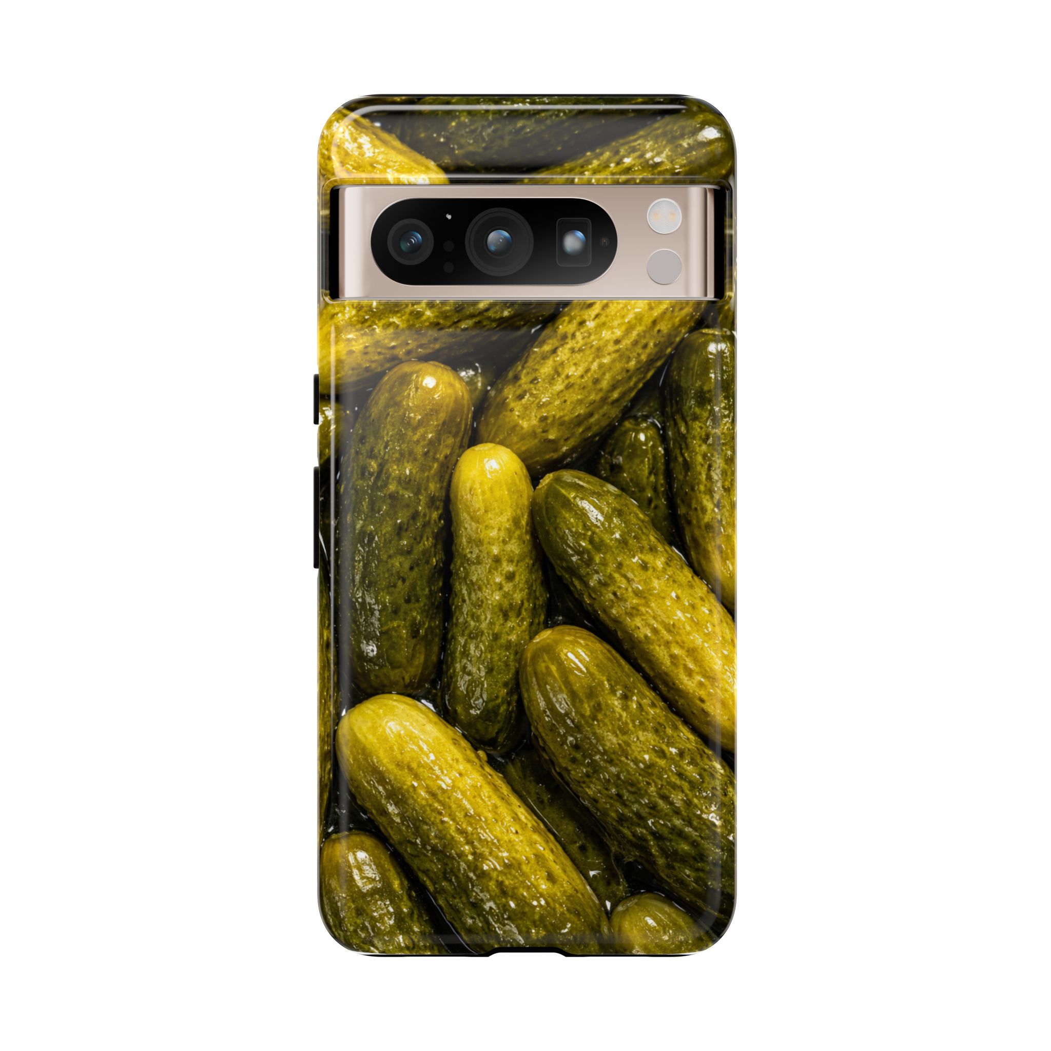 Pickle Pattern Google Pixel Phone Case — Funny Gherkin Protective Cover - Image 21