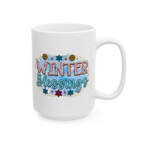 4176172976389810841_2048.jpeg Winter Blessings Colorful Winter Mug – Cozy Winter Coffee Mug – 11oz/15oz Ceramic Mug
