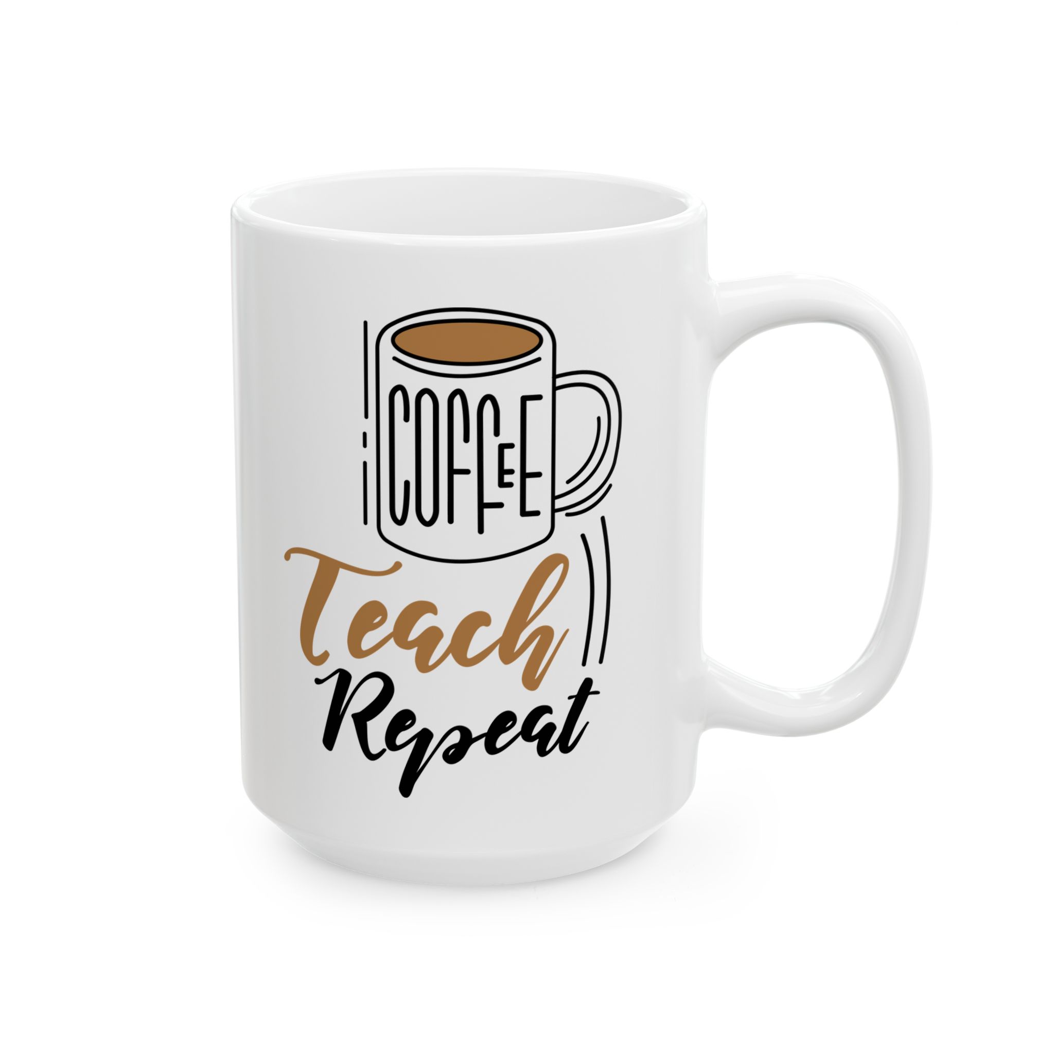 Funny Teacher Coffee Mug – Gift for Teacher – (11oz/15oz) Ceramic Mug - Image 6