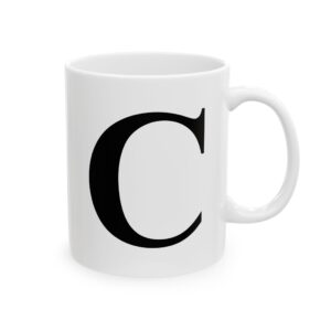 4216113883428003177_2048-1.jpeg Letter C Monogram Mug – Initial Alphabet Coffee Mug – 11oz/15oz Ceramic Mug