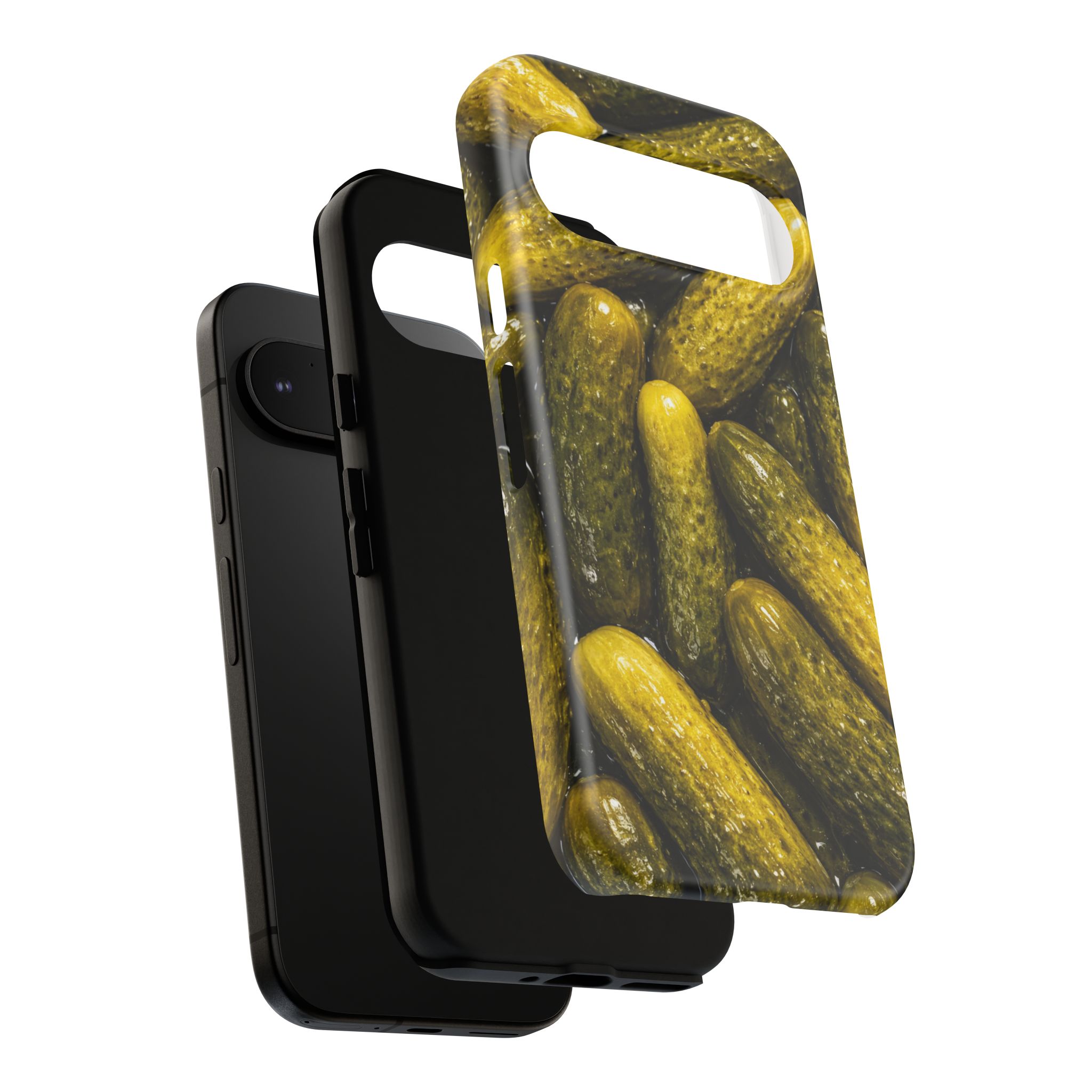 Pickle Pattern Google Pixel Phone Case — Funny Gherkin Protective Cover - Image 46