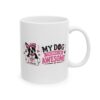 4248042843220127907_2048.jpeg My Dog Thinks I'm Awesome Boston Terrier Dog Lover Mug – Dog Mom Dog Dad Coffee Mug – 11oz/15oz Ceramic Mug