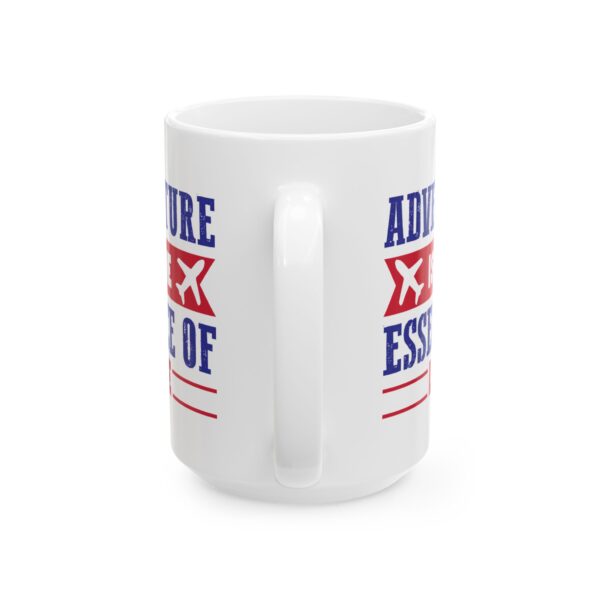 Adventure Is the Essence of Life Pilot Mug – Aviation Gift Coffee Mug – 11oz/15oz Ceramic Mug