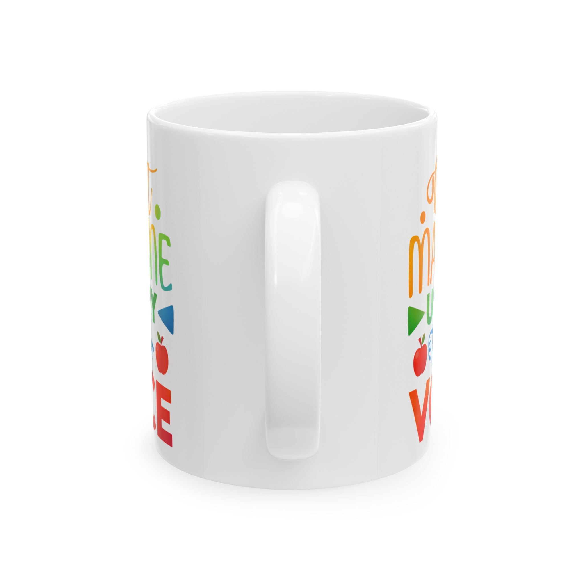 Teacher Appreciation Mug — "Don’t Make Me Use My Teacher Voice" Ceramic Coffee Cup (11oz/15oz) - Image 4