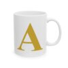 4389577025234126712_2048-1.jpeg Gold Letter A Monogram Mug – Gold Initial Alphabet Coffee Mug – 11oz/15oz Ceramic Mug