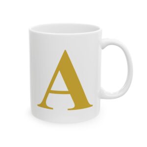 4389577025234126712_2048-1.jpeg Gold Letter A Monogram Mug – Gold Initial Alphabet Coffee Mug – 11oz/15oz Ceramic Mug