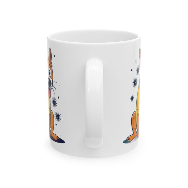 4461760841292220083_2048.jpeg Dog in Yellow Sweater Dog Lover Mug – Cute Cartoon Puppy Coffee Mug – 11oz/15oz Ceramic Mug