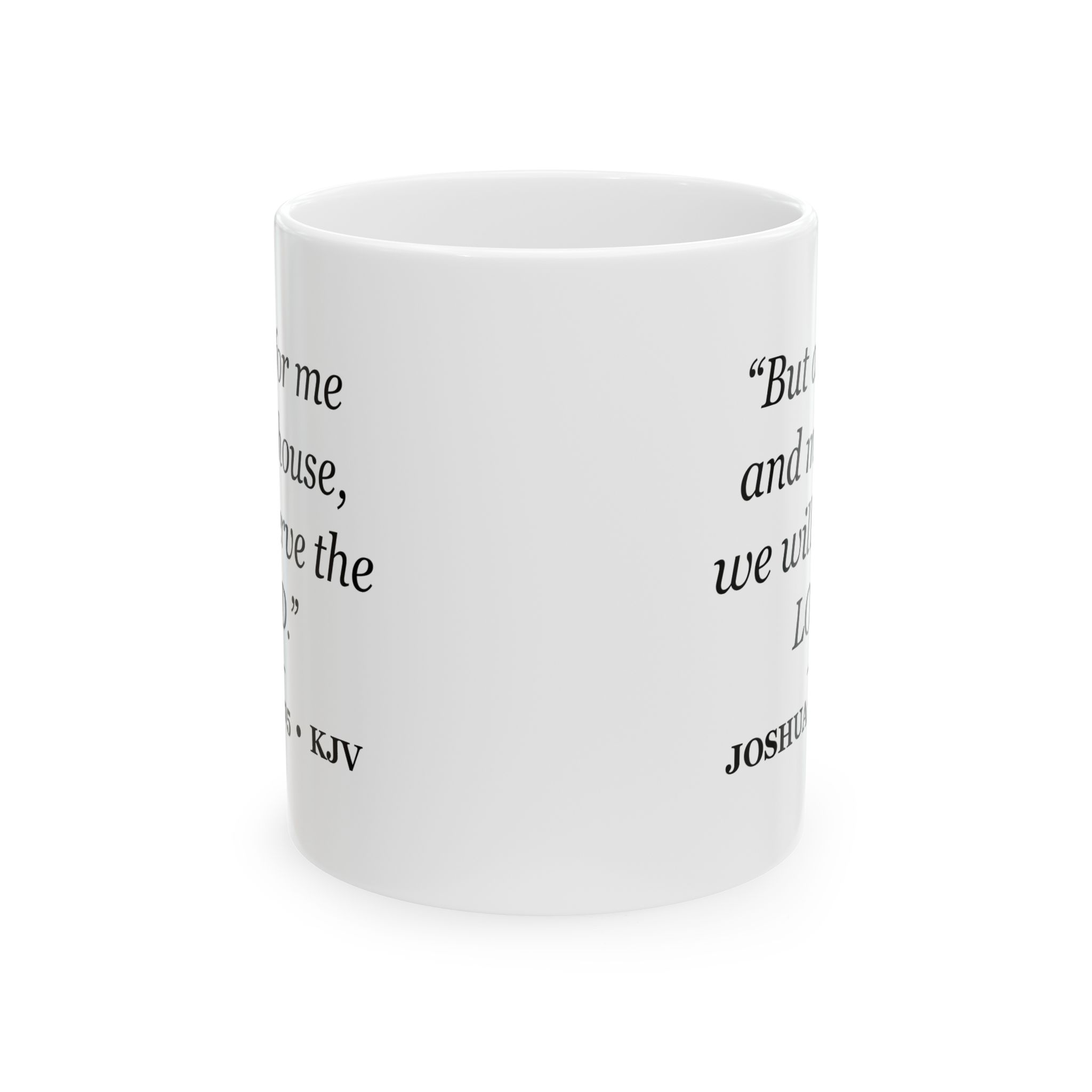 Joshua 24:15 Bible Verse Mug – KJV Scripture Coffee Mug – 11oz/15oz Ceramic Mug - Image 2