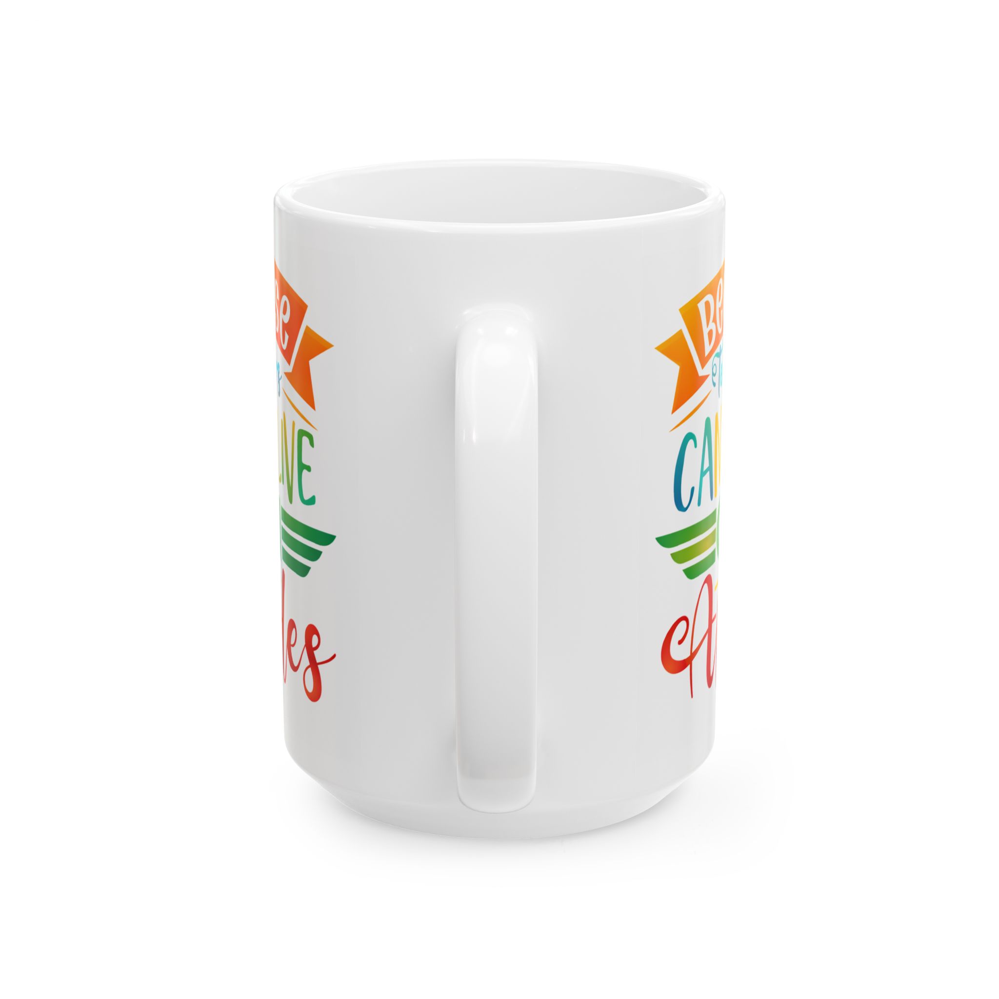 Teacher Appreciation Mug – “Because Teahers Can’t Live On Apples” Colorful Retro Coffee Quote - Image 9