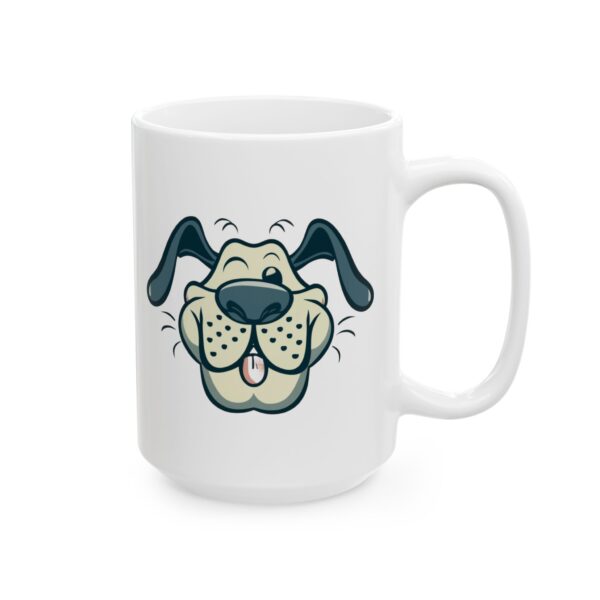 4849667336262907365_2048.jpeg Winking Floppy-Ear Dog Dog Lover Mug – Cute Cartoon Puppy Coffee Mug – 11oz/15oz Ceramic Mug