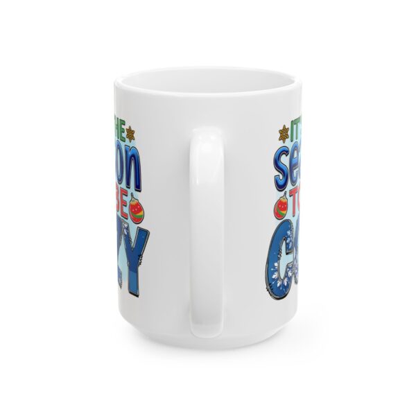 5003104859145397388_2048.jpeg It's the Season to Be Cozy Colorful Winter Mug – Cozy Winter Coffee Mug – 11oz/15oz Ceramic Mug