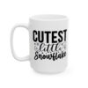 Cutest Little Snowflake Winter Mug – Cozy Winter Coffee Mug – 11oz/15oz Ceramic Mug