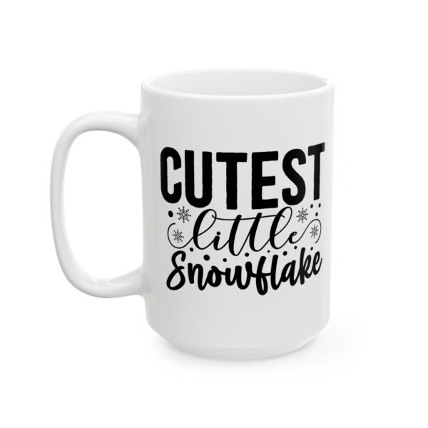 Cutest Little Snowflake Winter Mug – Cozy Winter Coffee Mug – 11oz/15oz Ceramic Mug