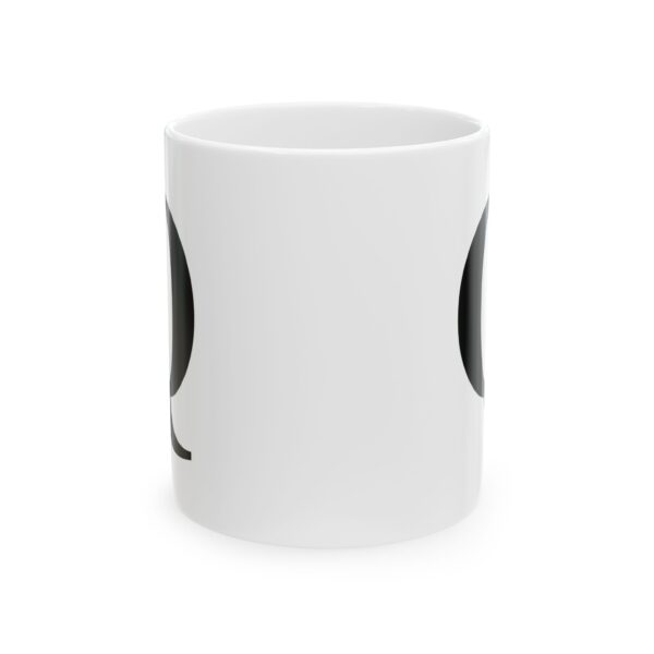 Letter Q Monogram Mug – Initial Alphabet Coffee Mug – 11oz/15oz Ceramic Mug
