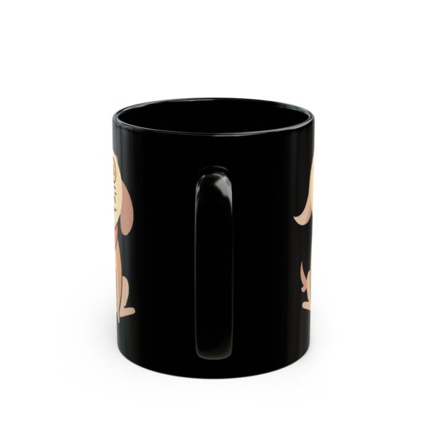 5255439263659693504_2048.jpeg Sitting Tan Dog with Orange Collar Dog Lover Mug – Cute Cartoon Puppy Coffee Mug – 11oz/15oz Ceramic Mug